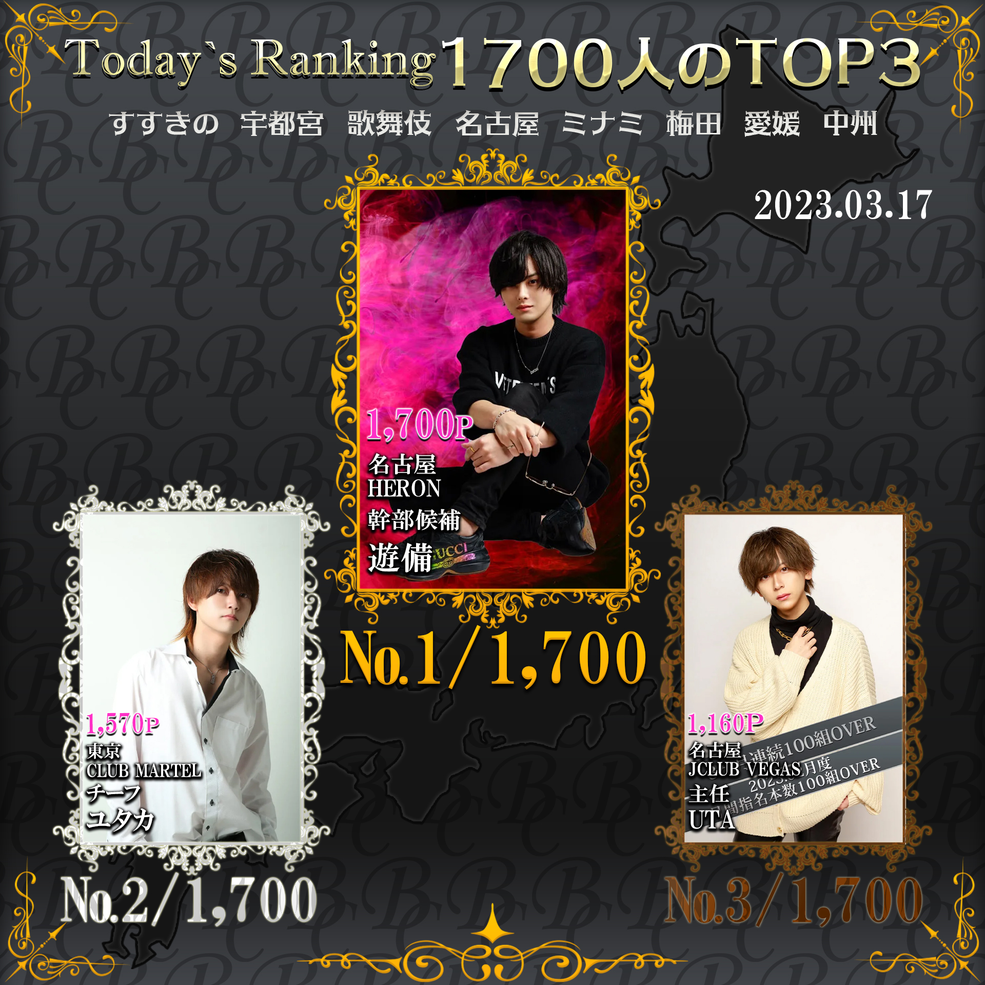 3/17 Today‘s Ranking