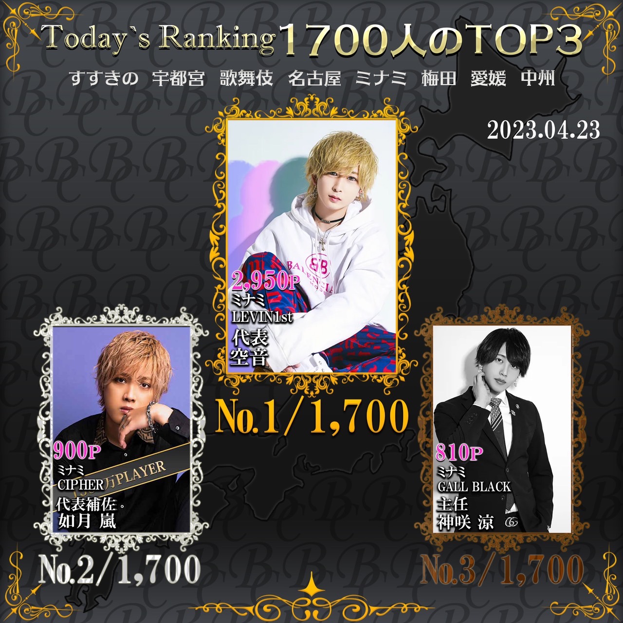 4/23 Today‘s Ranking