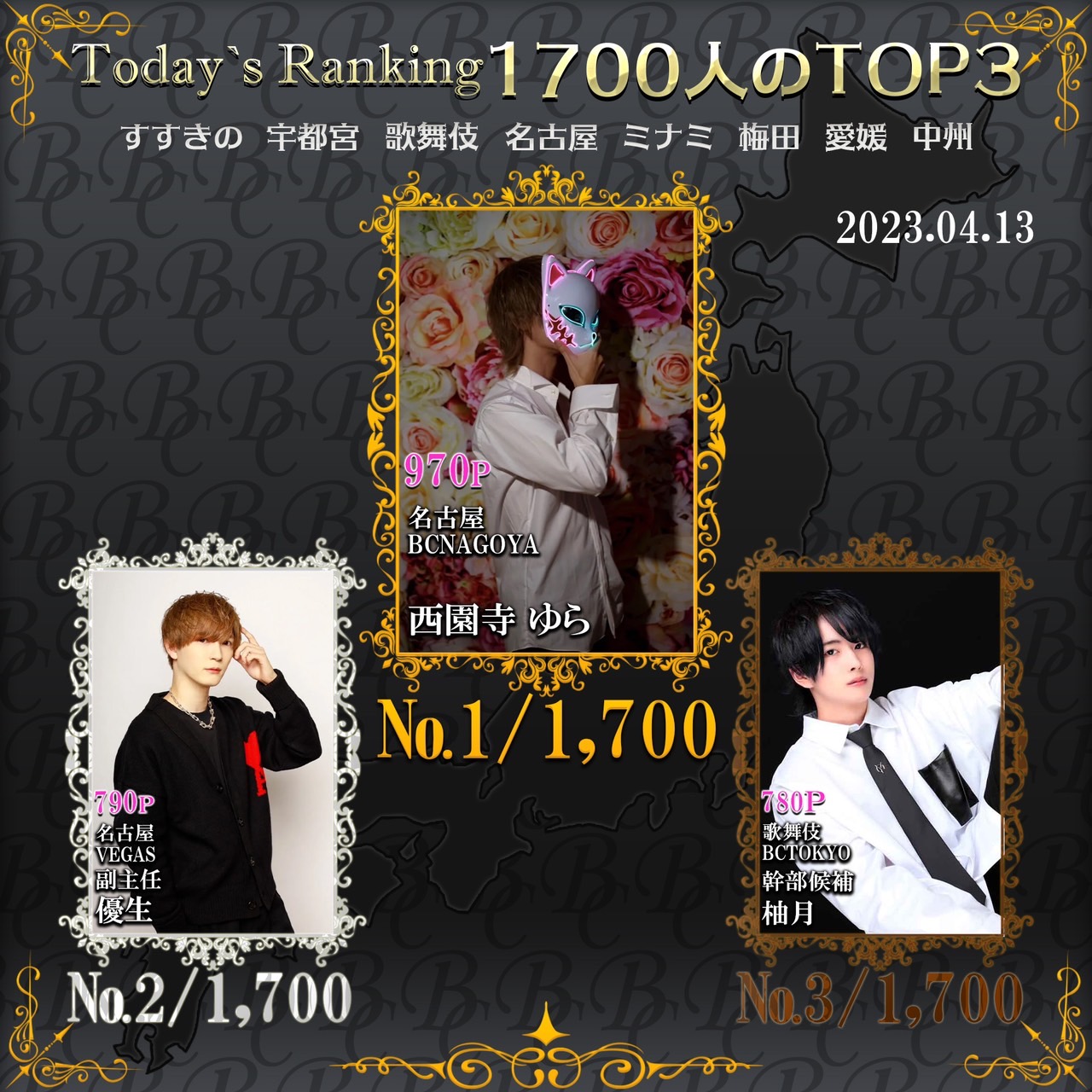 4/13 Today‘s Ranking