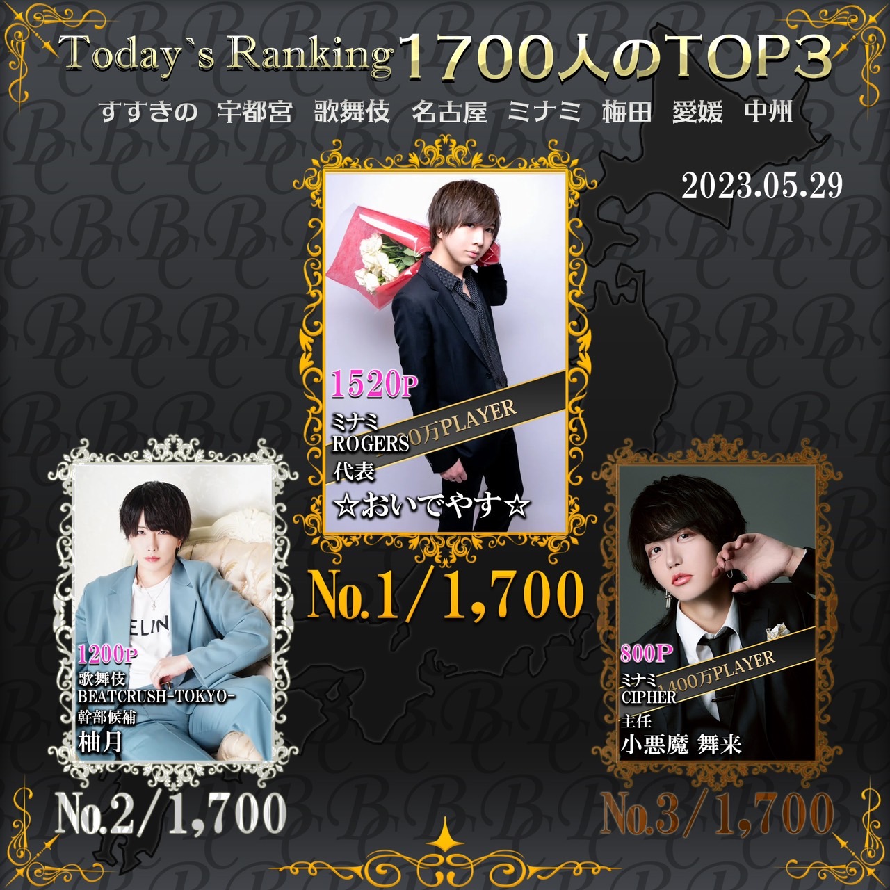 5/29 Today‘s Ranking