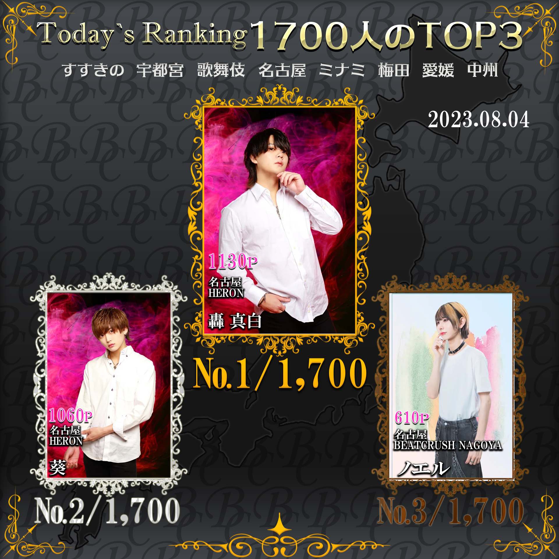 8/4 Today‘s Ranking