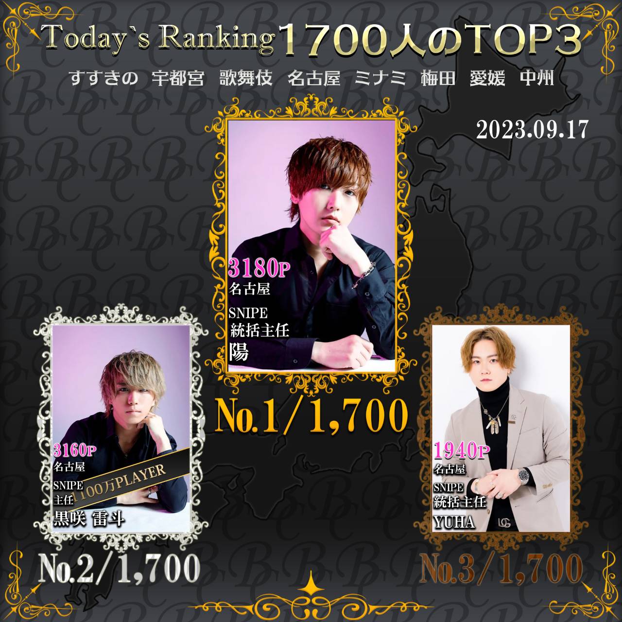 9/17 Today’s Ranking