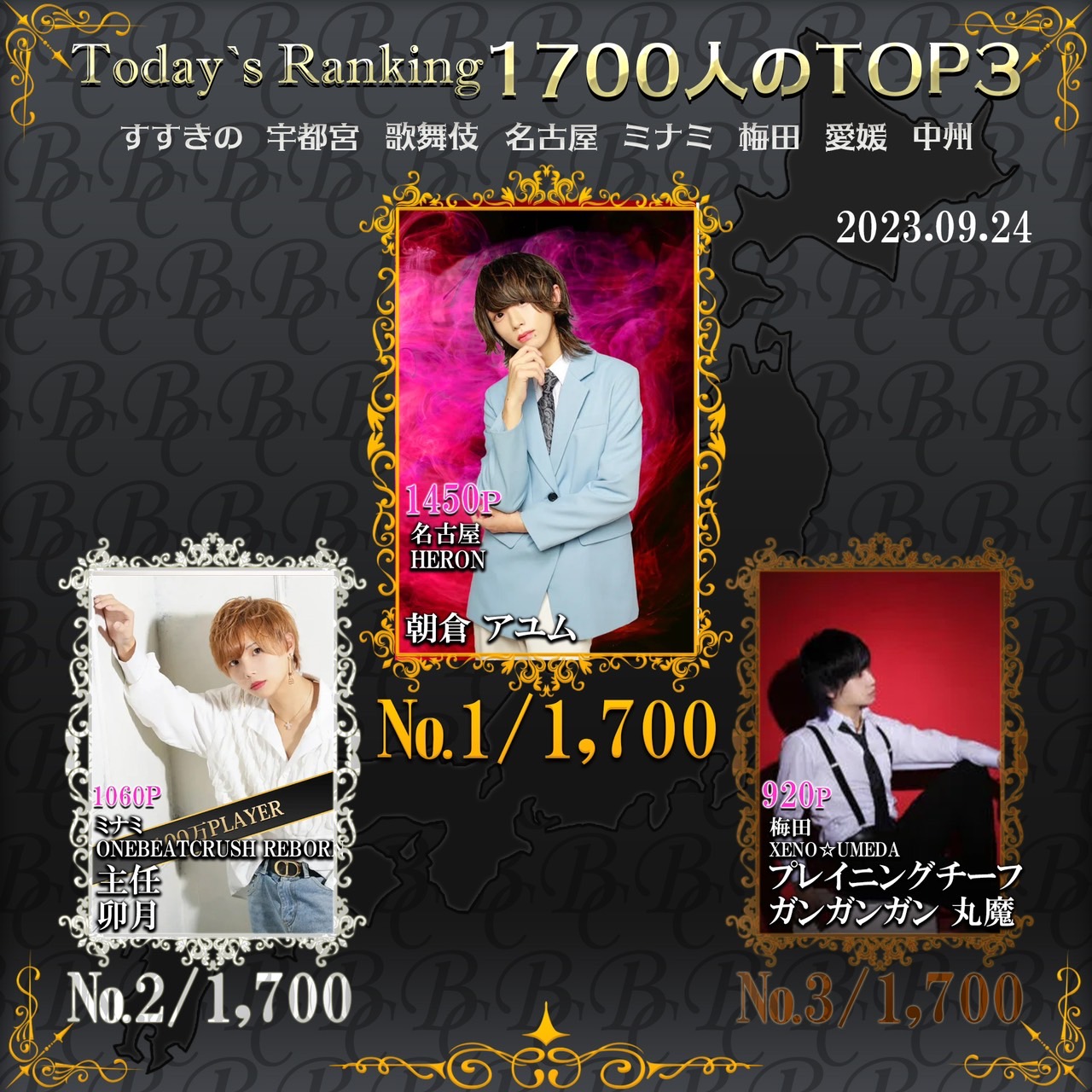 9/24 Today’s Ranking