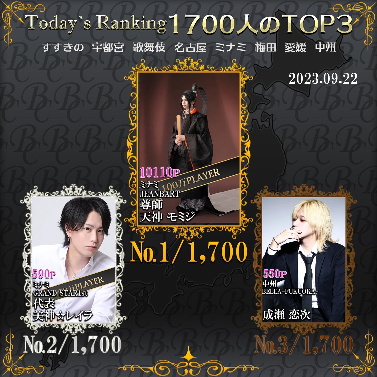 9/22 Today’s Ranking