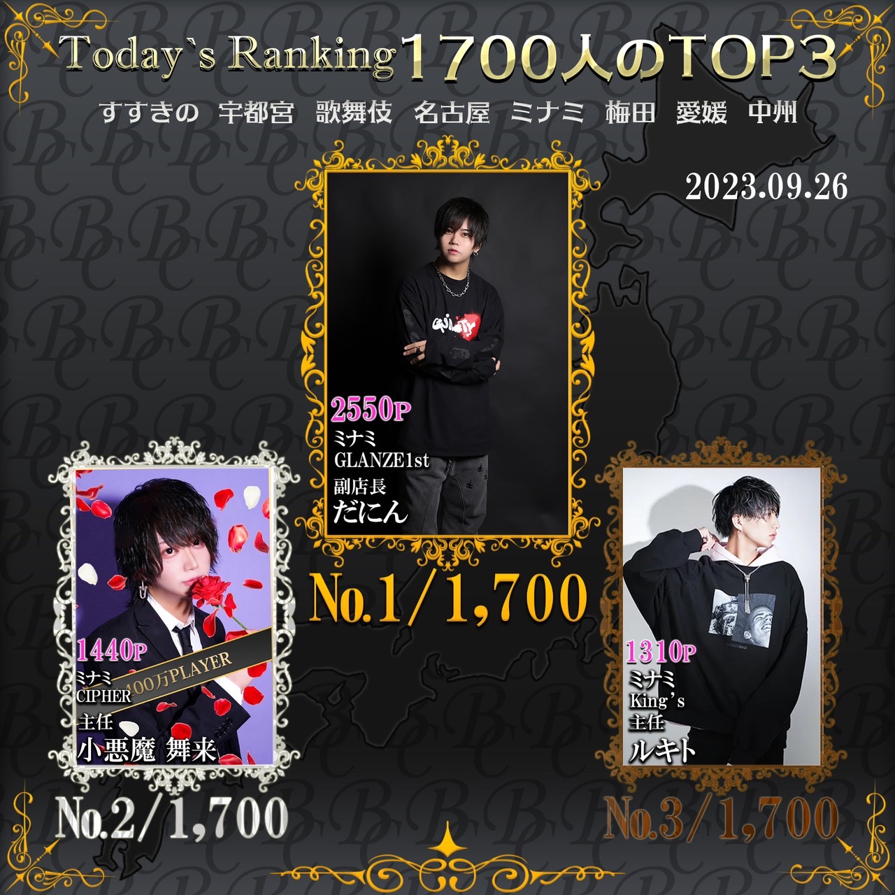 9/26 Today’s Ranking