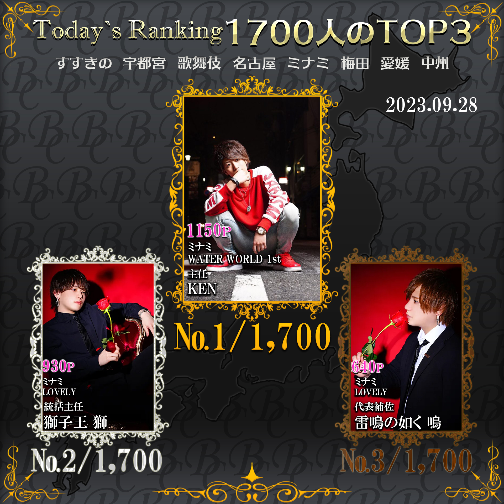 9/28 Today’s Ranking