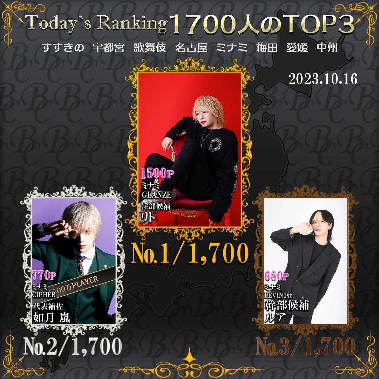 10/16 Today’s Ranking