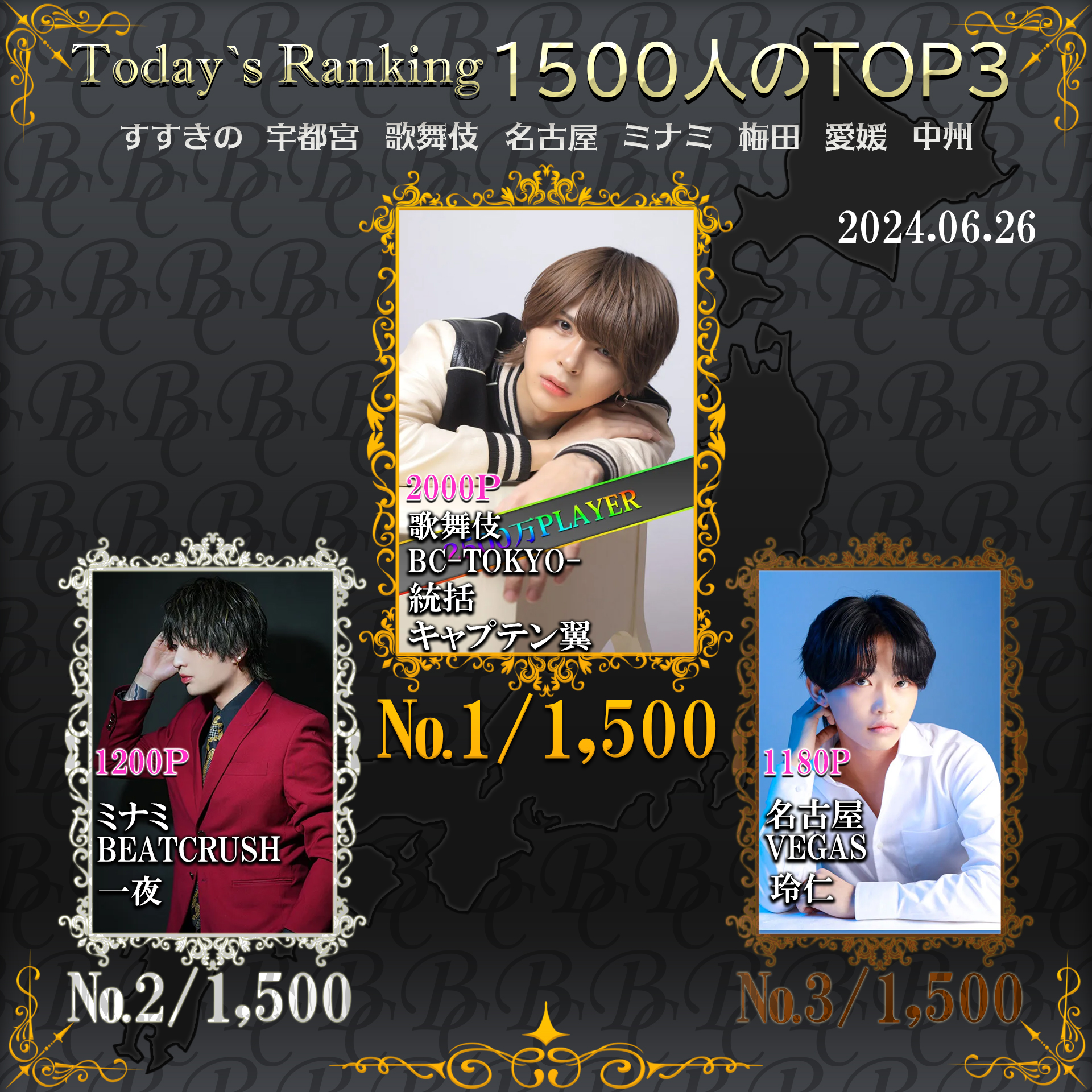 6/26　Today’s Ranking
