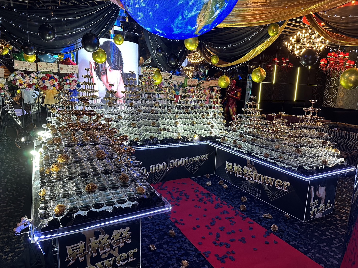 BC REBOOT                 ✨️れおん主任昇格祭✨️                 🍾1000万タワー頂きました🍾