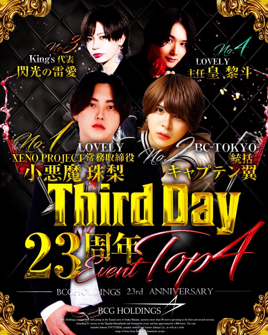 BC Group23Anniversary Third Day ⭐️個人売上No.1〜4