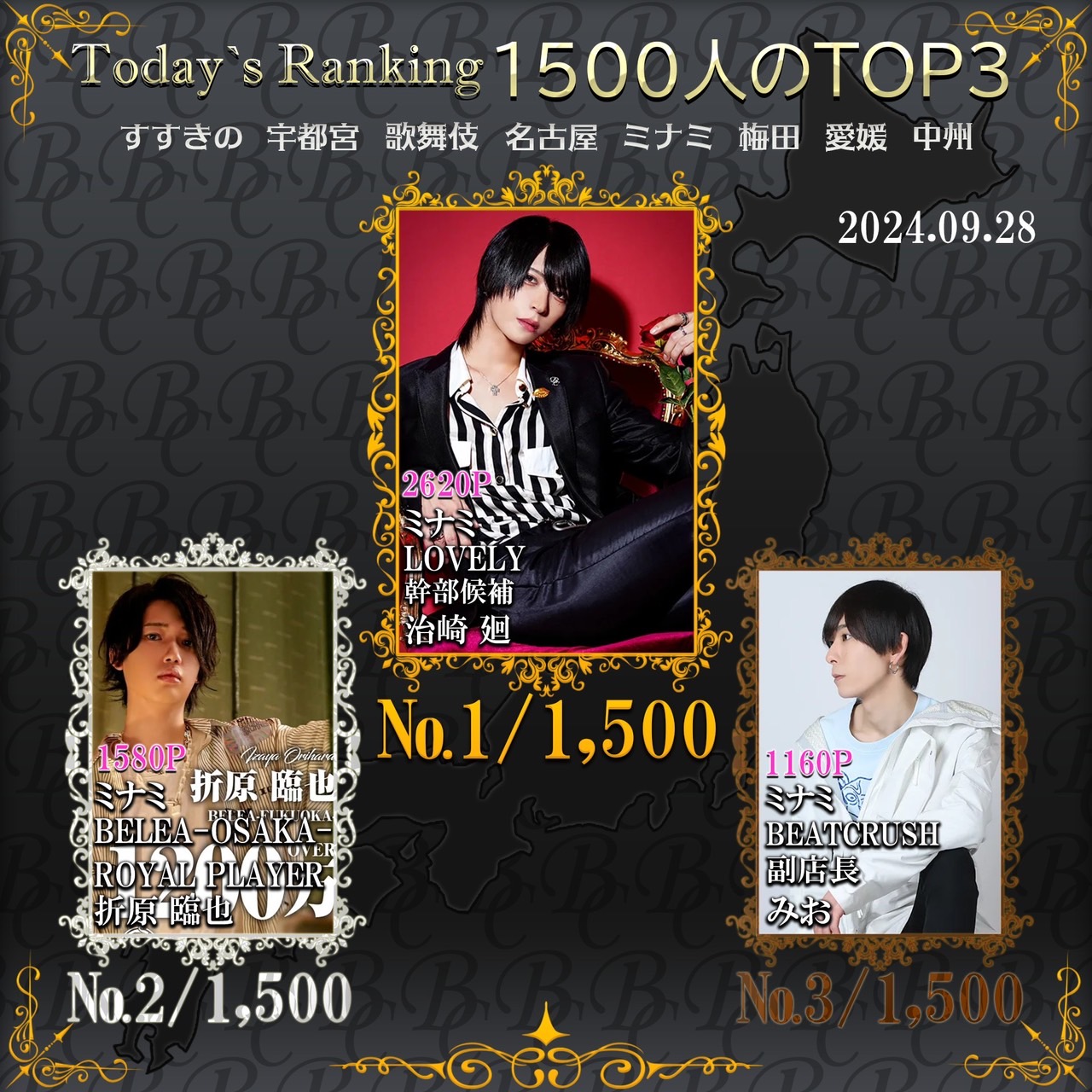 9/28　 Today’s Ranking