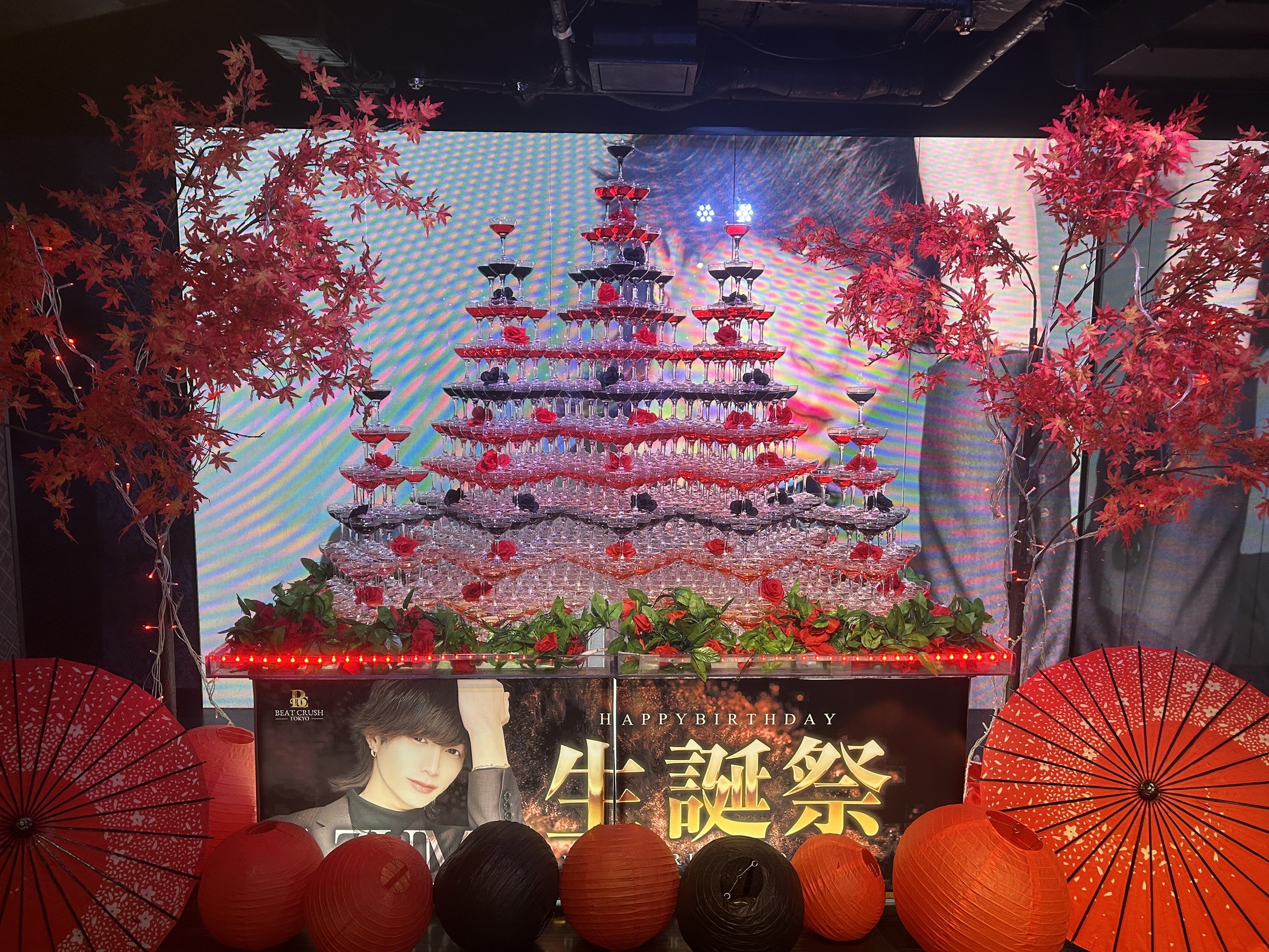東京🗼BEAT CRUSH -TOKYO🗼                   ✨️東✨️ シャンパンタワー頂きました🍾