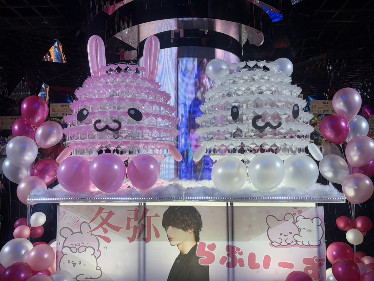 大阪🌟ONEBC REBORN🌟     一瞬★冬弥主任birthdayEvent1日目 🥂シャンパンタワーいただきました🥂