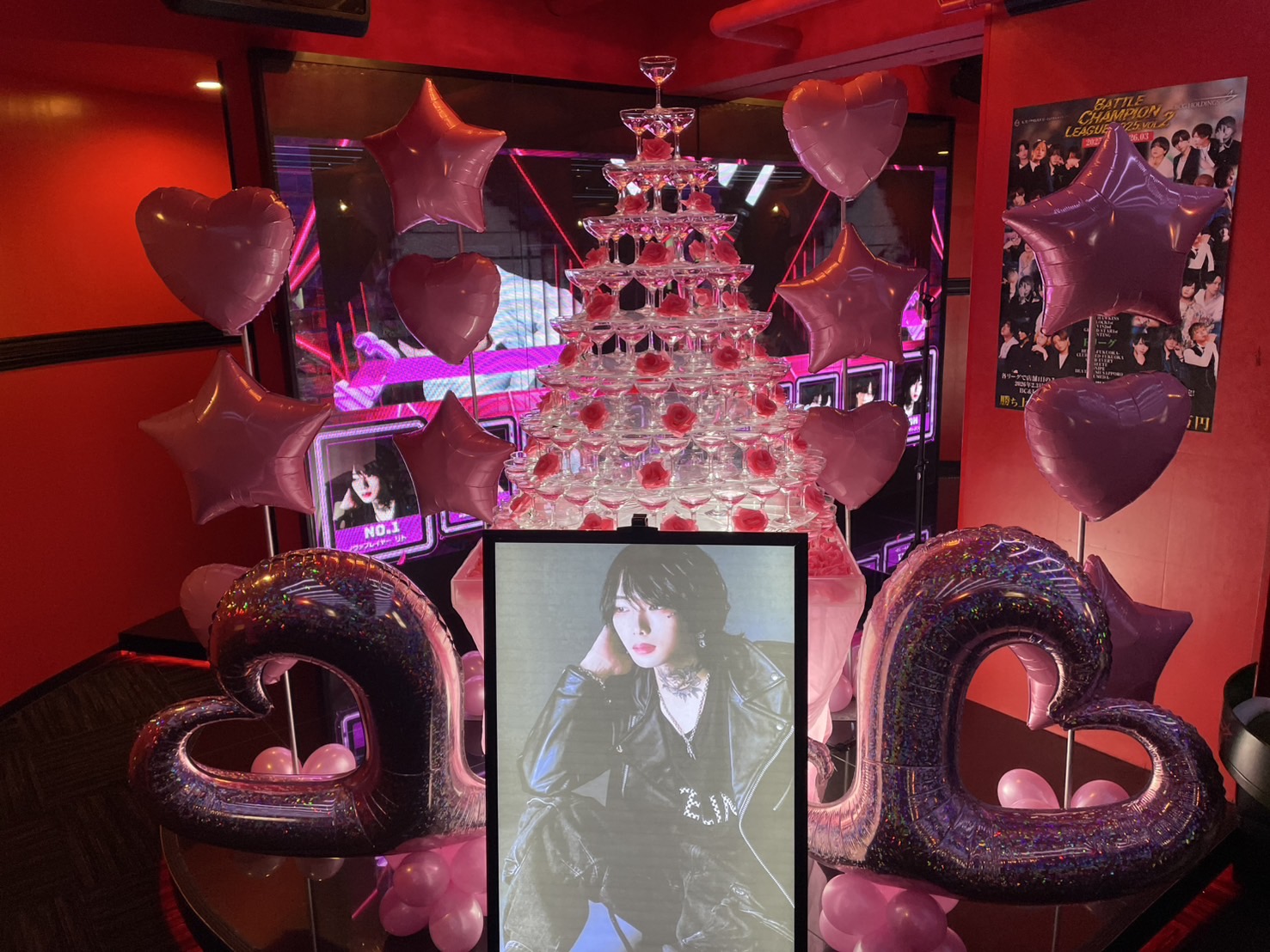大阪✨GLANZE✨ リトNova prayer 締め日タワー頂きました🍾