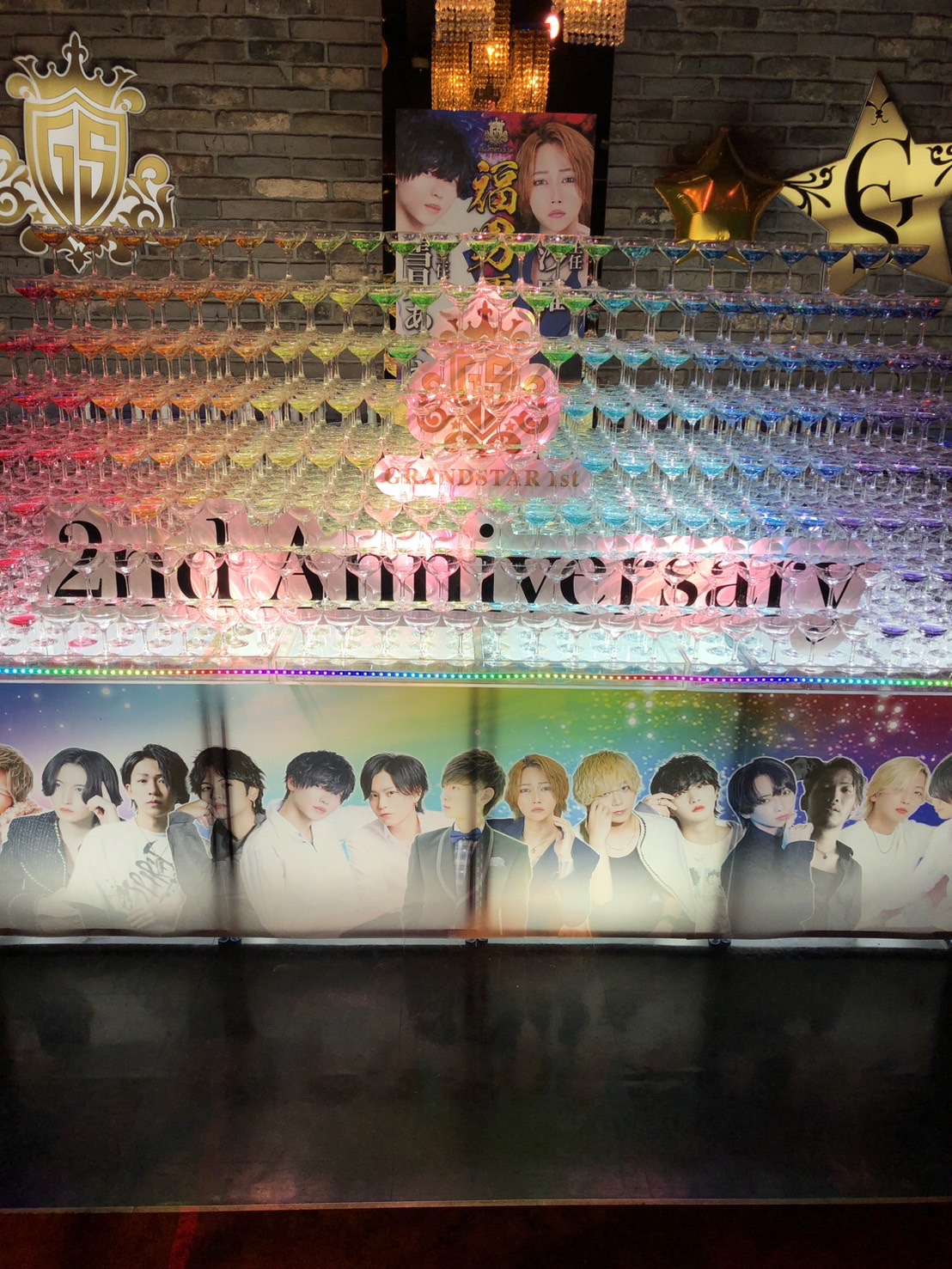 大阪GRAND STAR1st     🍾周年タワー🍾     ✨頂きました✨