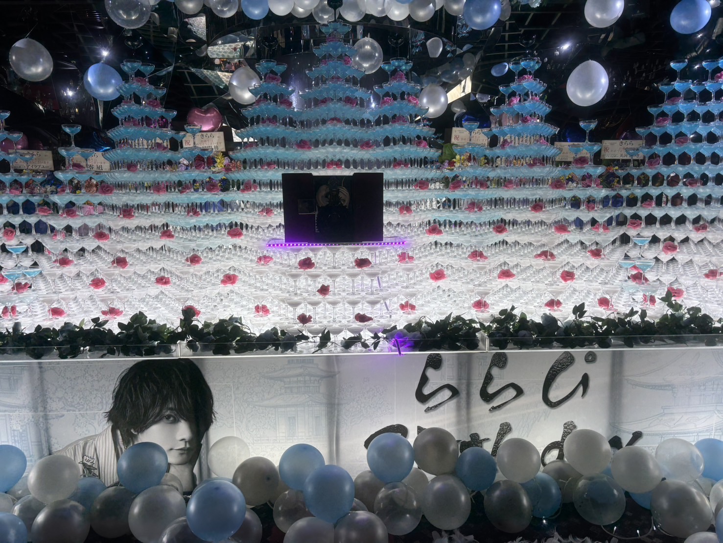 大阪🌟ONEBC REBORN🌟              キララ君の姫様より シャンパンタワーいただきました！